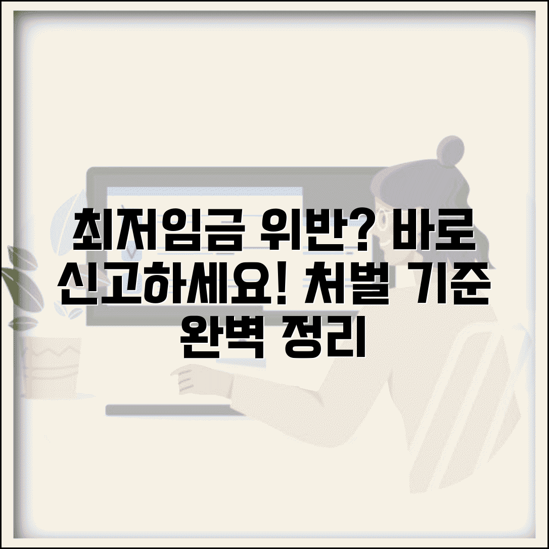 최저임금 위반 사업주 처벌 기준과 신고 방법