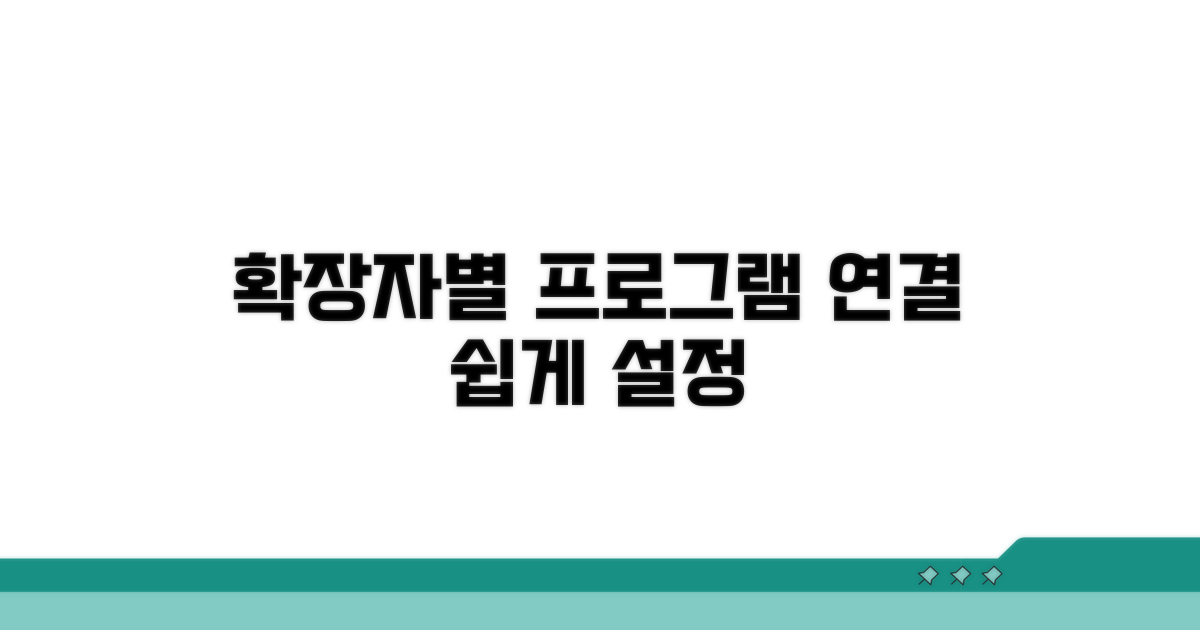 확장자별 프로그램 연결 설정법