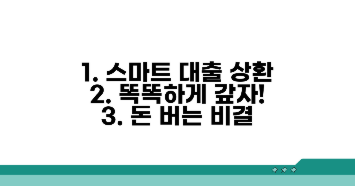 스마트한 대출 상환 전략
