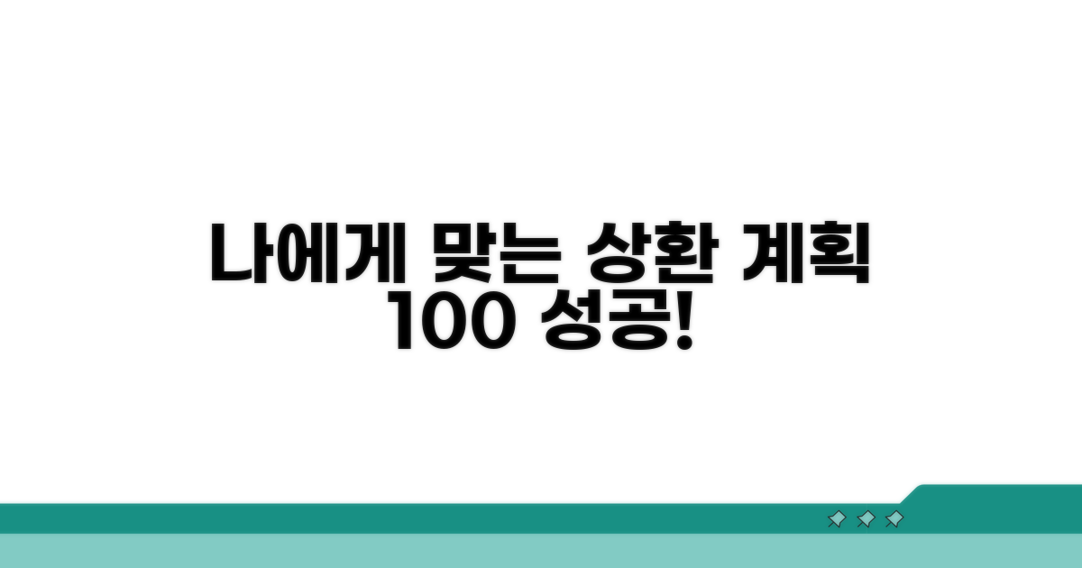 나에게 맞는 상환 계획 세우기