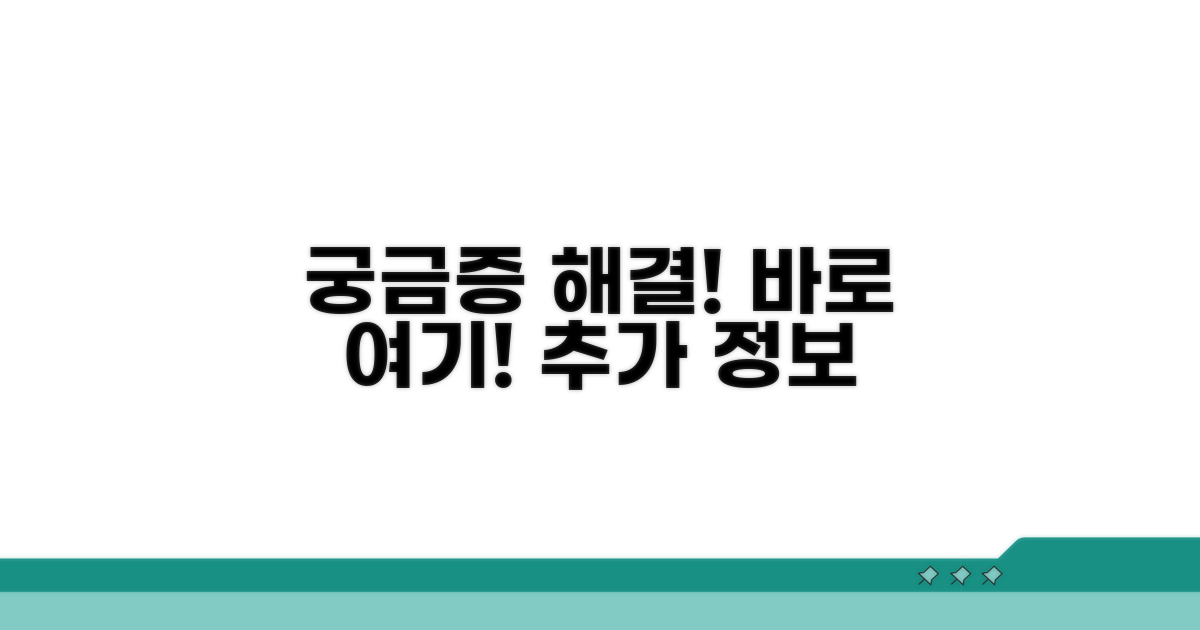 궁금증 해결을 위한 추가 정보