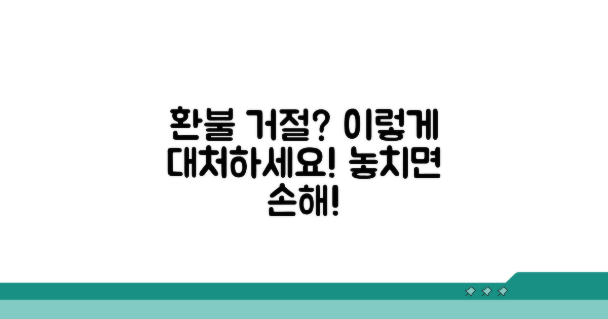 주의해야 할 환불 거절 사례와 대처법