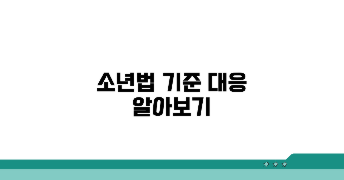 소년법 기준과 대응 방법 알아보기