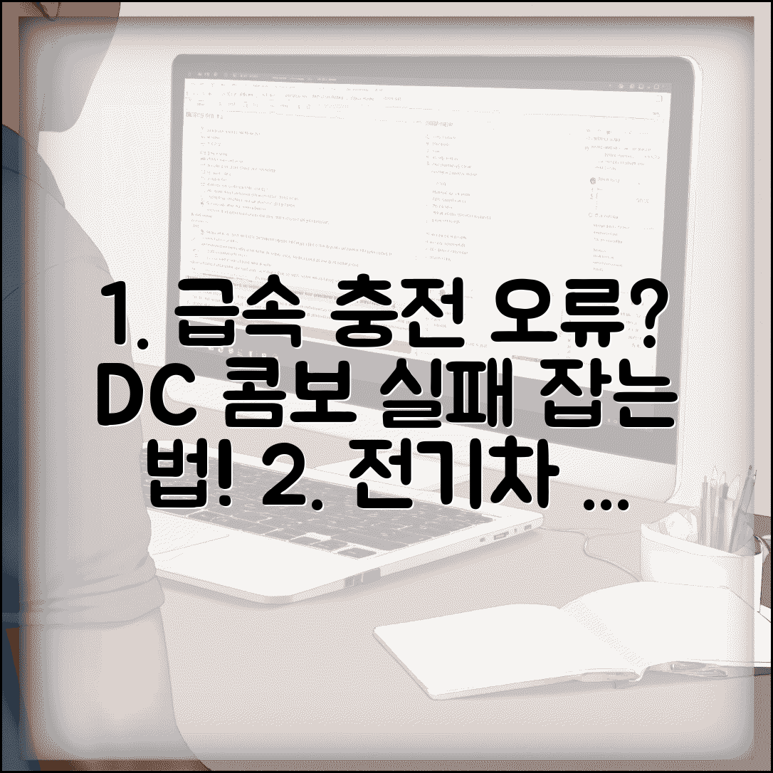 전기차 급속 충전 오류 해결 | DC 콤보 충전 실패 원인과 해결 방법 총정리