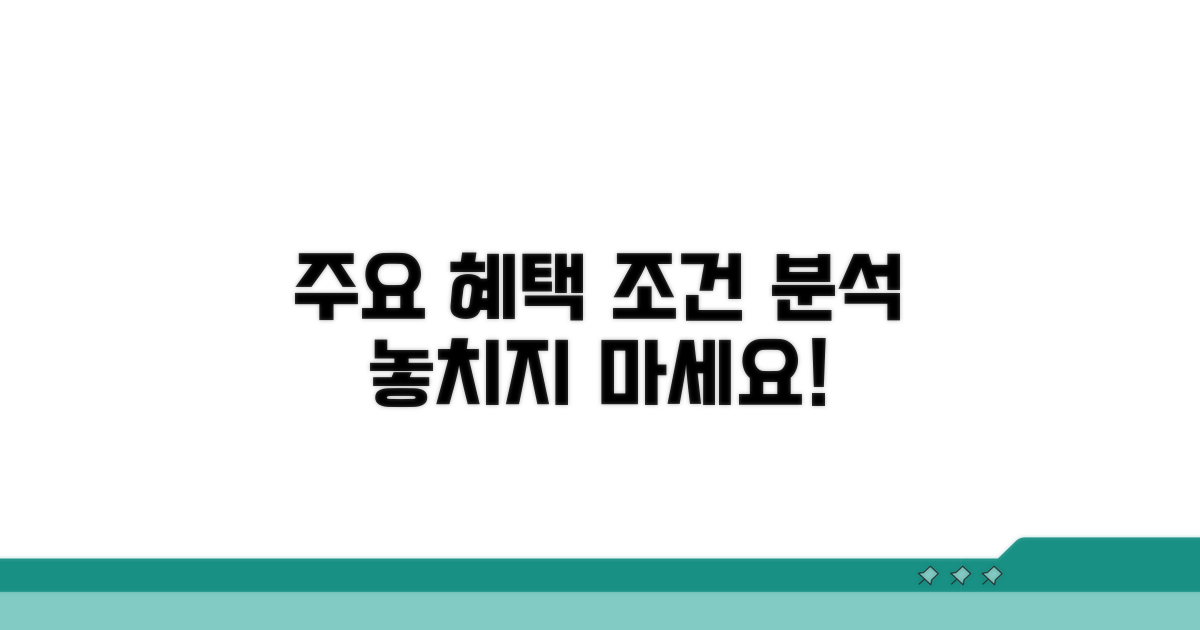 주요 혜택 조건 상세 분석