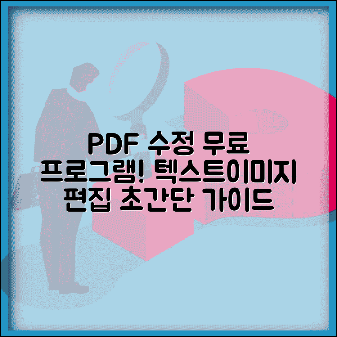 PDF 수정 무료 프로그램으로 하는 법 | 텍스트, 이미지 편집 가이드 및 사용법