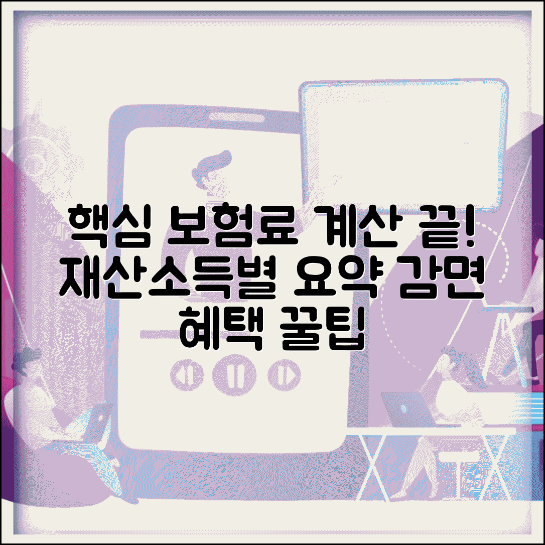 지역의료보험료 계산방법 상세 해설 | 재산·소득별 산정 기준 및 감면 제도 활용법 총정리