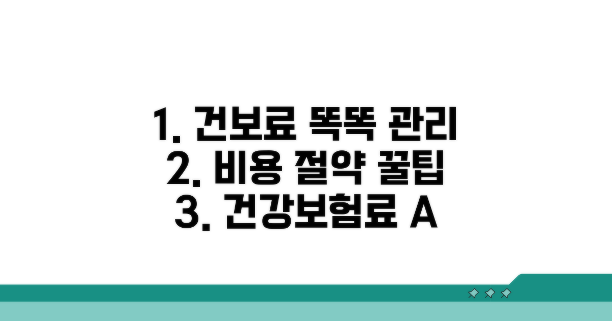 건강보험료 똑똑하게 관리하기