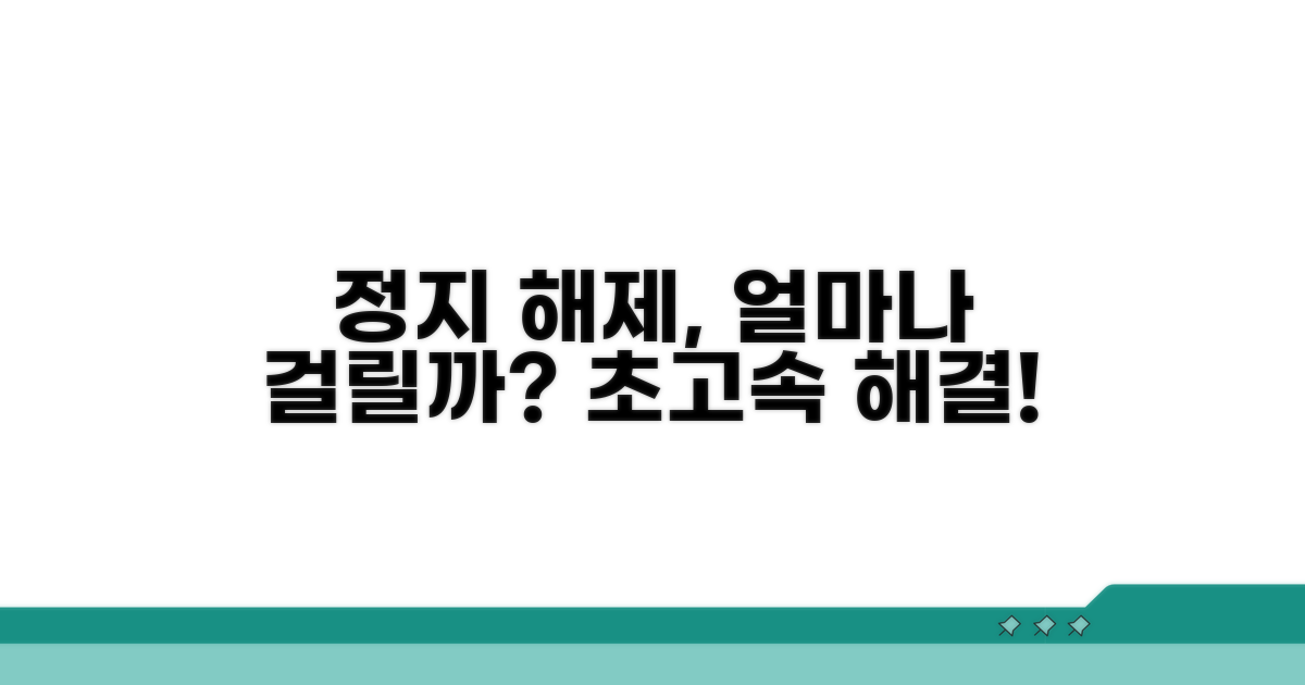 계정 정지 해제 기간, 얼마나 걸릴까?
