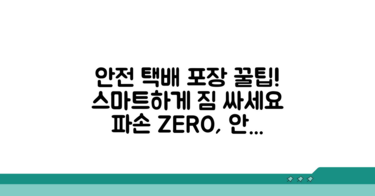 안전하고 스마트한 택배 포장 꿀팁