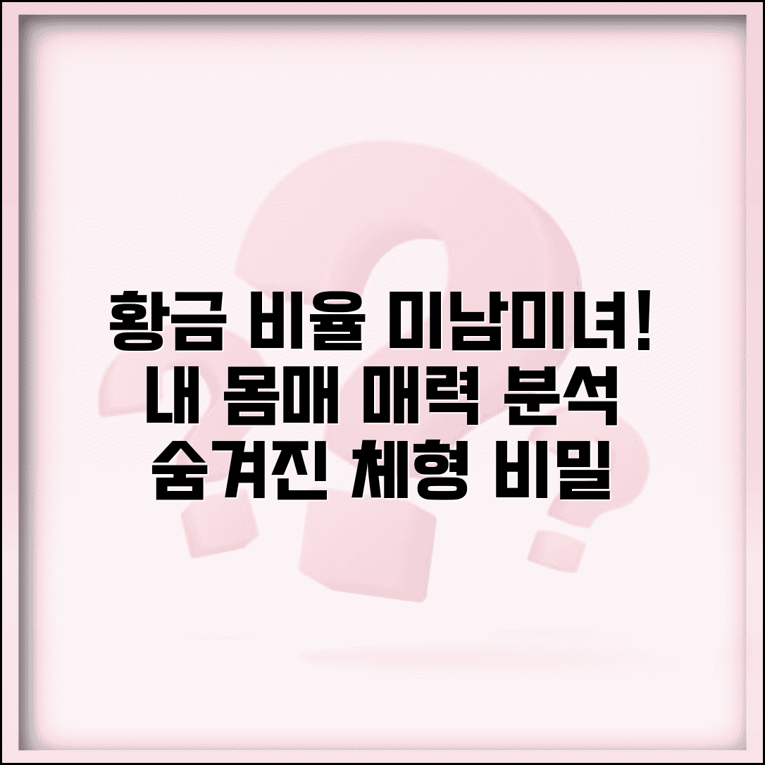 비율 좋은 사람 특징 총정리 | 시각적 매력을 결정하는 체형 요소