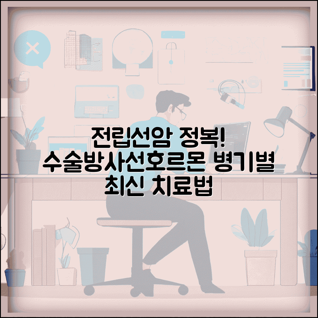 전립선암 치료방법 총정리 | 수술 방사선 호르몬 치료 | 병기별 치료법 | 치료 후 관리