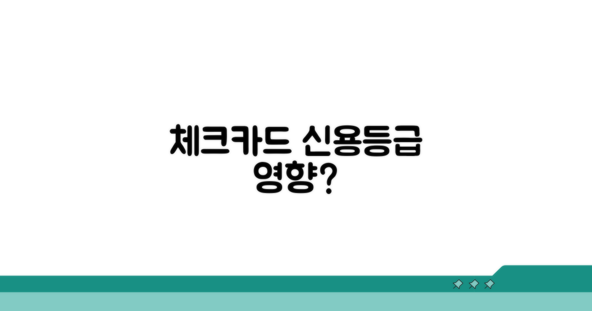 체크카드, 신용등급에 영향 줄까?