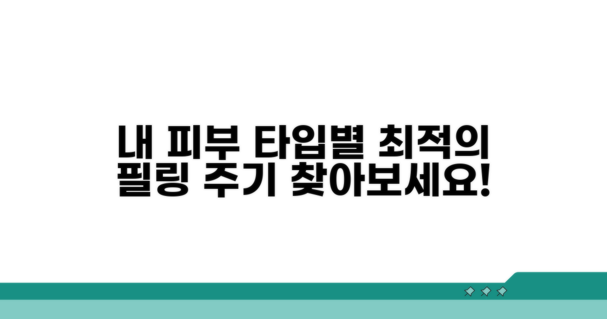 내 피부에 맞는 필링 주기 찾기