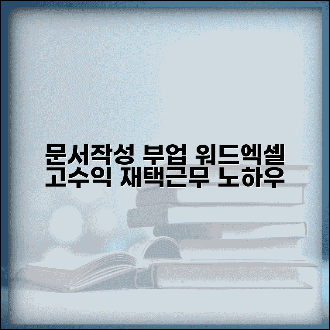 문서작성 부업 구하는 방법 | 워드 엑셀 활용한 고수익 재택근무
