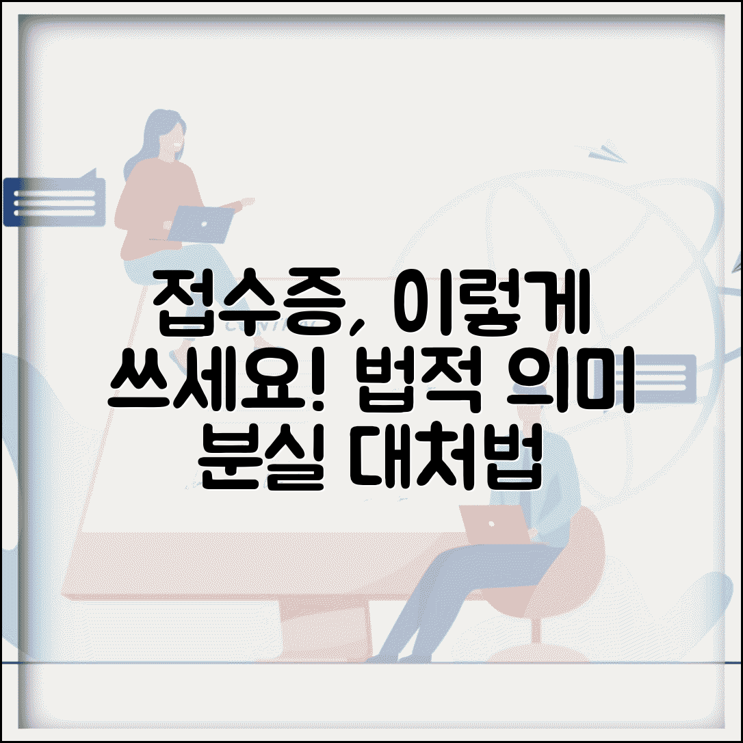 접수증 활용 및 보관 방법 | 접수증의 법적 의미 | 분실 시 대처법
