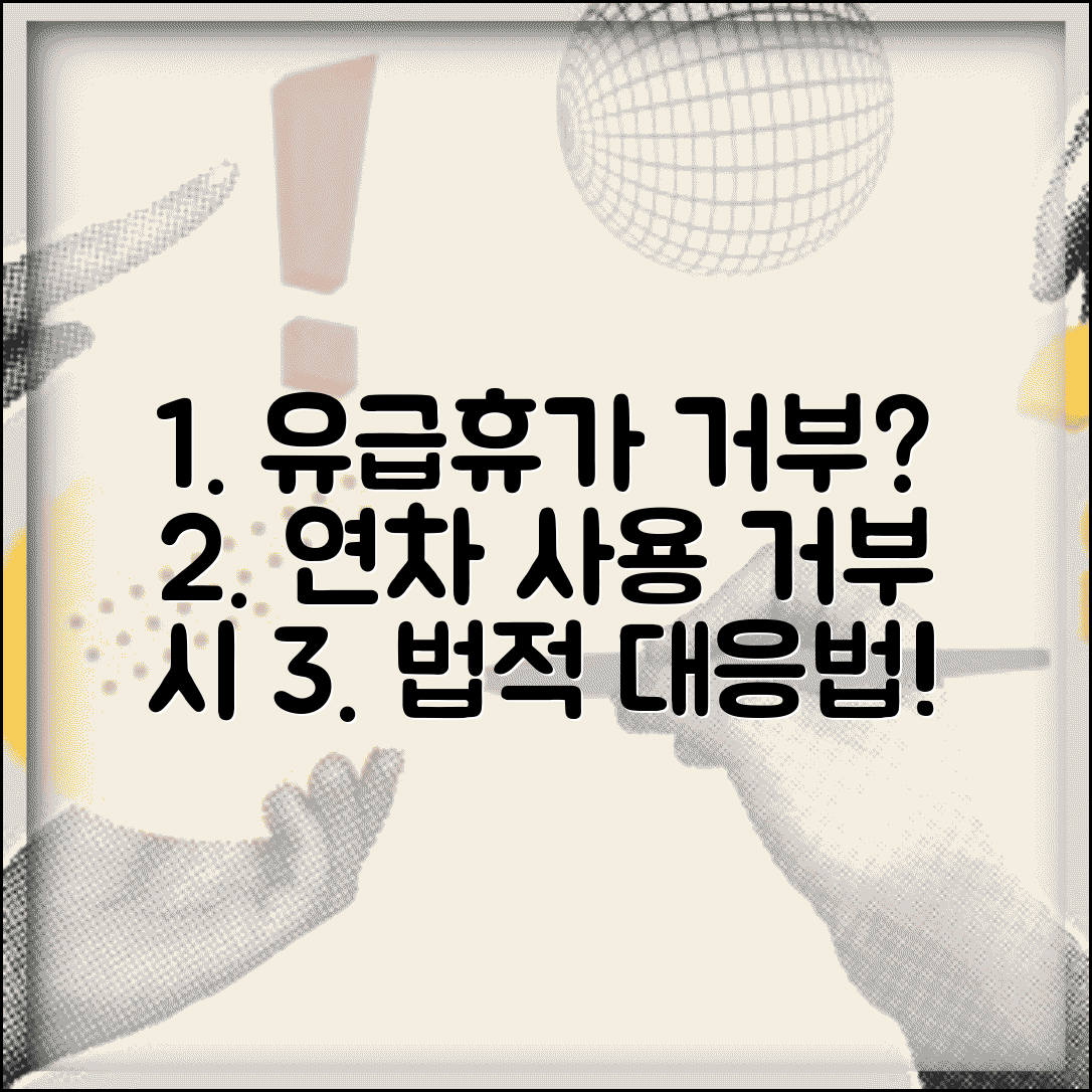 유급휴가 사용 거부 | 연차휴가 사용 거부시 법적 대응