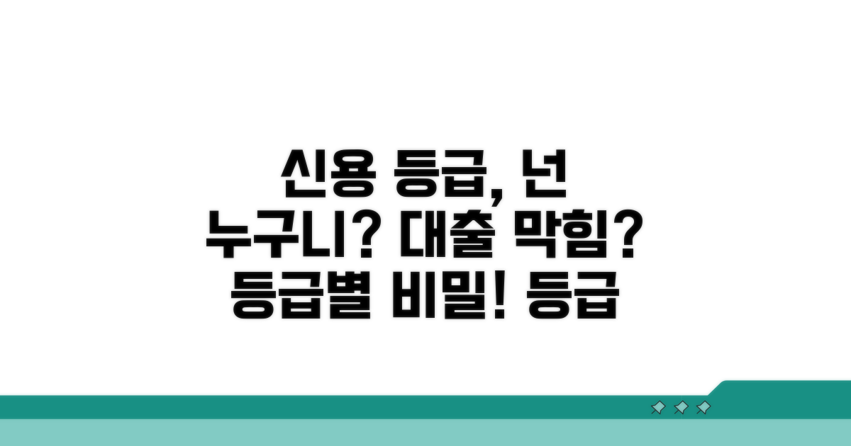 등급별 의미와 대출 영향력 파헤치기