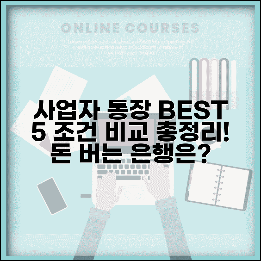 사업자 통장 은행 순위 추천 | 사업자 친화적 은행 비교 및 조건 총정리