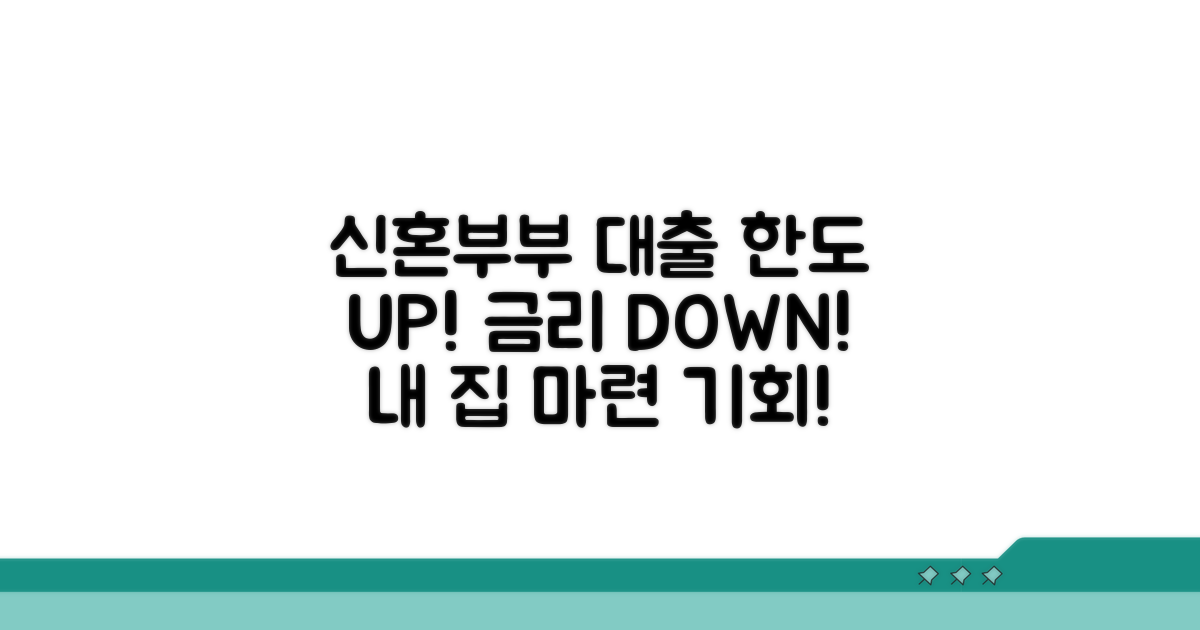 신혼부부 대출 가능 한도와 금리 분석