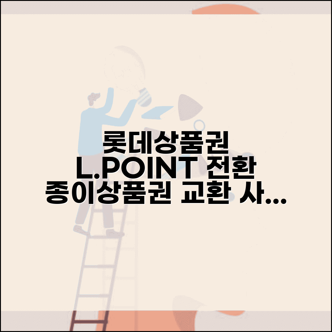 롯데 지류상품권 엘포인트 전환 방법 | 종이상품권 교환, 사용처, 꿀팁 총정리