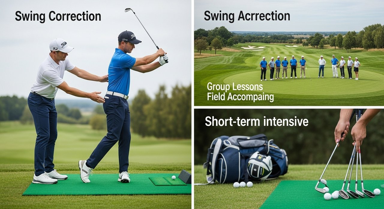 골프학원 스윙교정 레슨비, 그룹/필드동행 단기속성 핵심 총정리