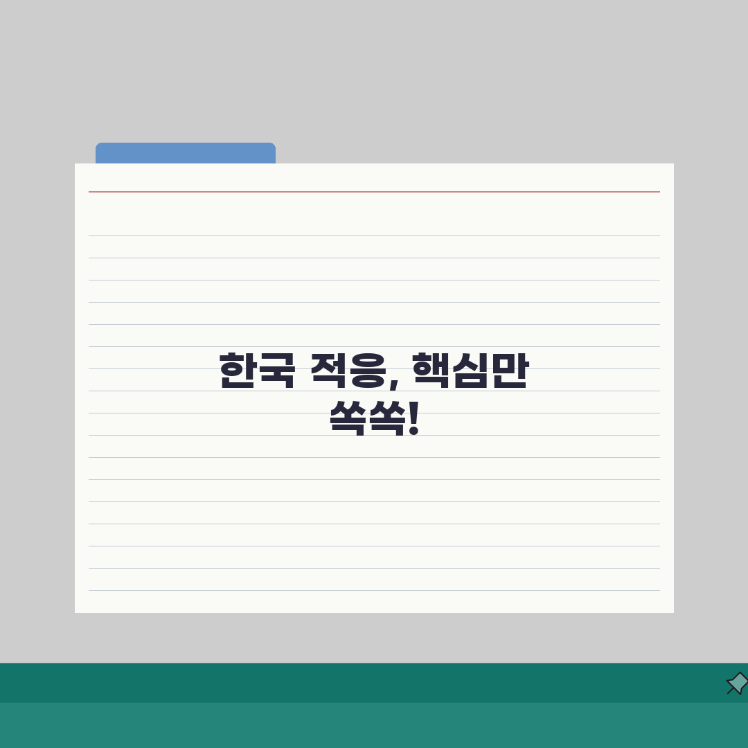 외국인 완벽 정착 가이드: 한국 생활 정보 핵심 총정리