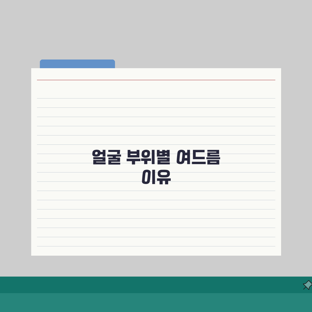 여드름 원인 턱 이마 볼 | 뾰루지 나는 이유 부위별 원인 솔직후기, 직접 경험했어요