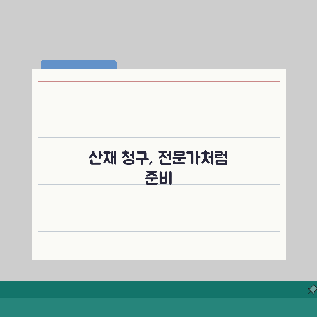 산재보험 청구서류: 사고증명부터 급여까지 5가지 핵심 준비물